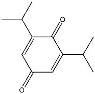 2,6-DI-ISOPROPYL-1,4-BENZOQUINONE Struktur