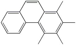 1,2,3,4-TETRAMETHYLPHENANTHRENE Struktur