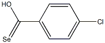 4-CHLOROPHENYLSELENICACID Struktur