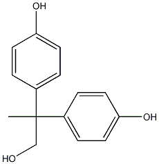 2,2-BIS(4-HYDROXYPHENYL)PROPANOL Struktur