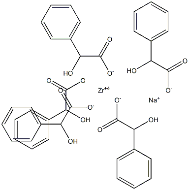 SODIUMZIRCONIUMMANDELATE Struktur