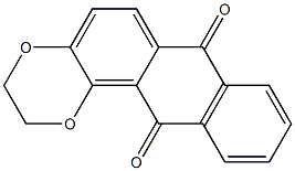 1,2-ETHYLENEDIOXYANTHRAQUINONE Struktur