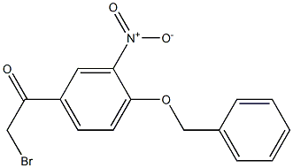 4'-(BENZYLOXY)-3'-NITRO-2-BROMOACETOPHENONE Struktur