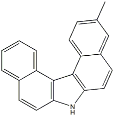 3-METHYL-7H-DIBENZO(C,G)CARBAZOLE Struktur