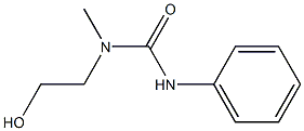 N-METHYL-N-(2-HYDROXY)ETHYL-N'-PHENYLUREA Struktur