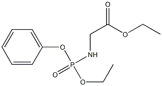 N-(ETHOXYPHENOXYPHOSPHINYL)GLYCINEETHYLESTER Struktur