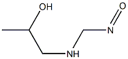 NITROSOMETHYL-2-HYDROXYPROPYLAMINE Struktur