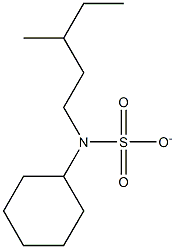 3-METHYLPENTYLCYCLAMATE Struktur