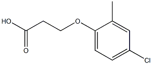 2-METHYL-4-CHLOROPHENOXYPROPIONICACID Struktur