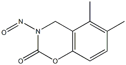 3,4-DIMETHYLPHENYLN-METHYL-N-NITROSOCARBAMATE Struktur