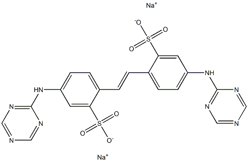 4,4'-BIS(S-TRIAZIN-2-YLAMINO)-2,2'-STILBENEDISULPHONICACID,DISODIUMSALT Struktur