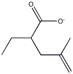 2-METHALLYLBUTYRATE Struktur