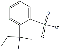 TERT-AMYLBENZENESULPHONATE Struktur