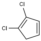 DICHLOROCYCLOPENTADIENE Struktur