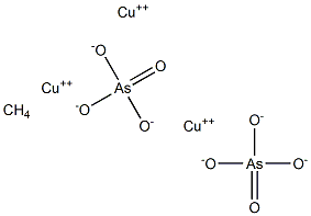 COPPERMETHANEARSENATE Struktur
