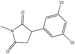 2-(3,5-DICHLOROPHENYL)-N-METHYLSUCCINIMIDE Struktur