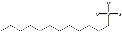 DODECYLTHIOSULFONATE Struktur