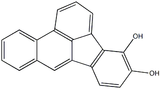 BENZO[B]FLUOROANTHENE-4,5-DIOL Struktur