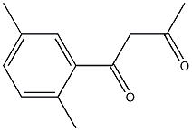 1-(2',5'-DIMETHYLPHENYL)BUTANE-1,3-DIONE Struktur