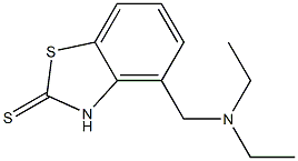 DIETHYLAMINOMETHYL-2-THIOBENZTHIAZOLE Struktur