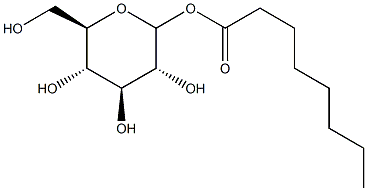 CAPRYLOYLGLUCOPYRANOSE Struktur