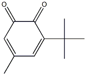 3-TERT-BUTYL-5-METHYL-1,2-QUINONE Struktur