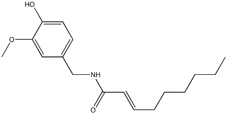 VANILLYLNONENYLAMIDE Struktur