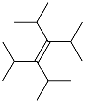 TETRA-ISOPROPYL-ETHYLENE Struktur