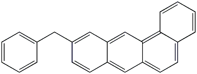 10-BENZYL-1,2-BENZANTHRACENE Struktur