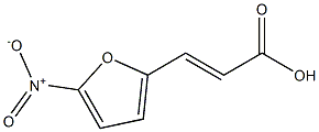 2-FURANACRYLICACID,5-NITRO- Struktur