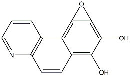 ANTI-BENZO(F)QUINOLINE-7,8-DIOL-9,10-EPOXIDE Struktur