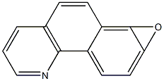 BENZO(H)QUINOLINE-7,8-EPOXIDE Struktur