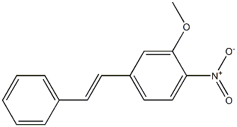 3METHOXY4NITROSTILBENE Struktur