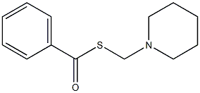 S-PIPERIDINEOMETHYLTHIOBENZOATE Struktur