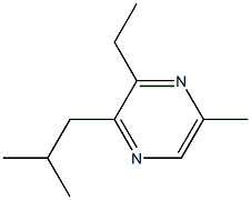 METHYLETHYLISOBUTYLPYRAZINE Struktur