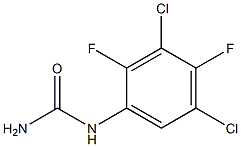 (3,5-DICHLORO-2,4-DIFLUOROPHENYL)UREA Struktur