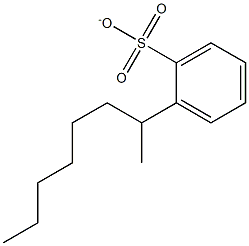 SEC-OCTYLBENZENESULPHONATE Struktur