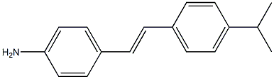 TRANS-4'-ISO-PROPYL-4-AMINOSTILBENE Struktur