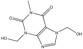 3,7-BIS(HYDROXYMETHYL)-1-METHYLXANTHINE Struktur