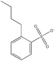 N-BUTYLBENZENESULPHONATE Struktur