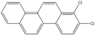 DICHLOROCHRYSENE Struktur