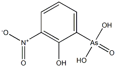 NITROHYDROXYPHENYLARSONICACID Struktur