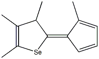 TETRAMETHYLSELENAFULVALENE Struktur