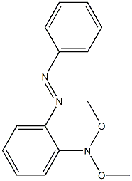 DIMETHOXYAMINOAZOBENZENE Struktur