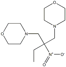 4,4'-(2-ETHYL-2-NITRO-1,3-PROPANEDIYL)BISMORPHOLINE Struktur