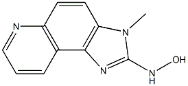 N-HYDROXY-2-AMINO-3-METHYLIMIDAZO[4,5-F]QUINOLINE Struktur