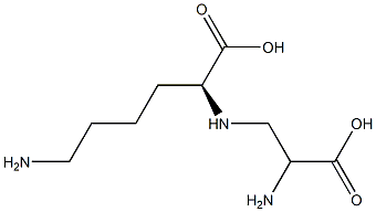 N-(2-AMINO-2-CARBOXYETHYL)-LYSINE Struktur