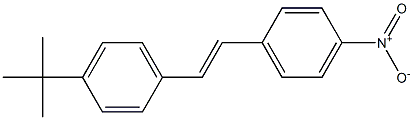 TRANS-4'-TERT-BUTYL-4-NITROSTILBENE Struktur