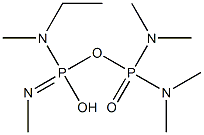 ETHYLDIMETHYLPHOSPHORAMIDICTETRAMETHYL-PHOSPHORODIAMIDICANHYDRIDE Struktur