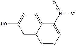 2-NAPHTHOL,5-NITRO- Struktur